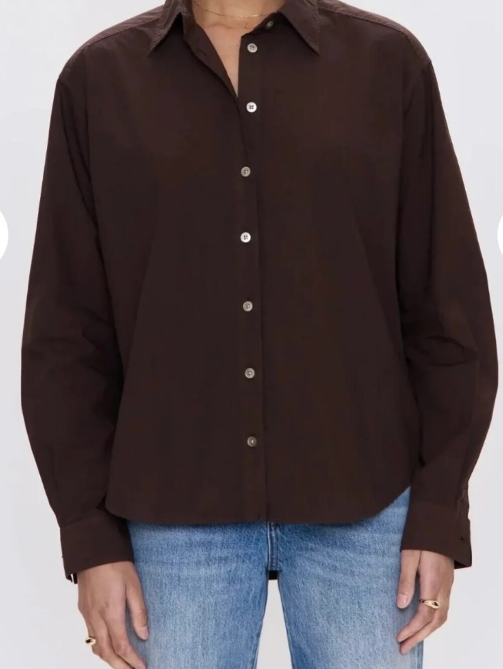 PISTOLA FINLAY OVERSIZED BUTTON UP - MOCHA